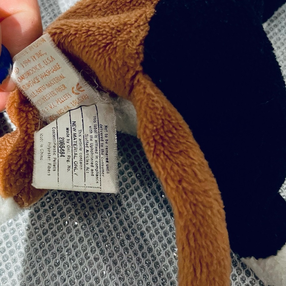 TY Beanie Baby Chip Calico Cat Plush Toy - Picture 3 of 3